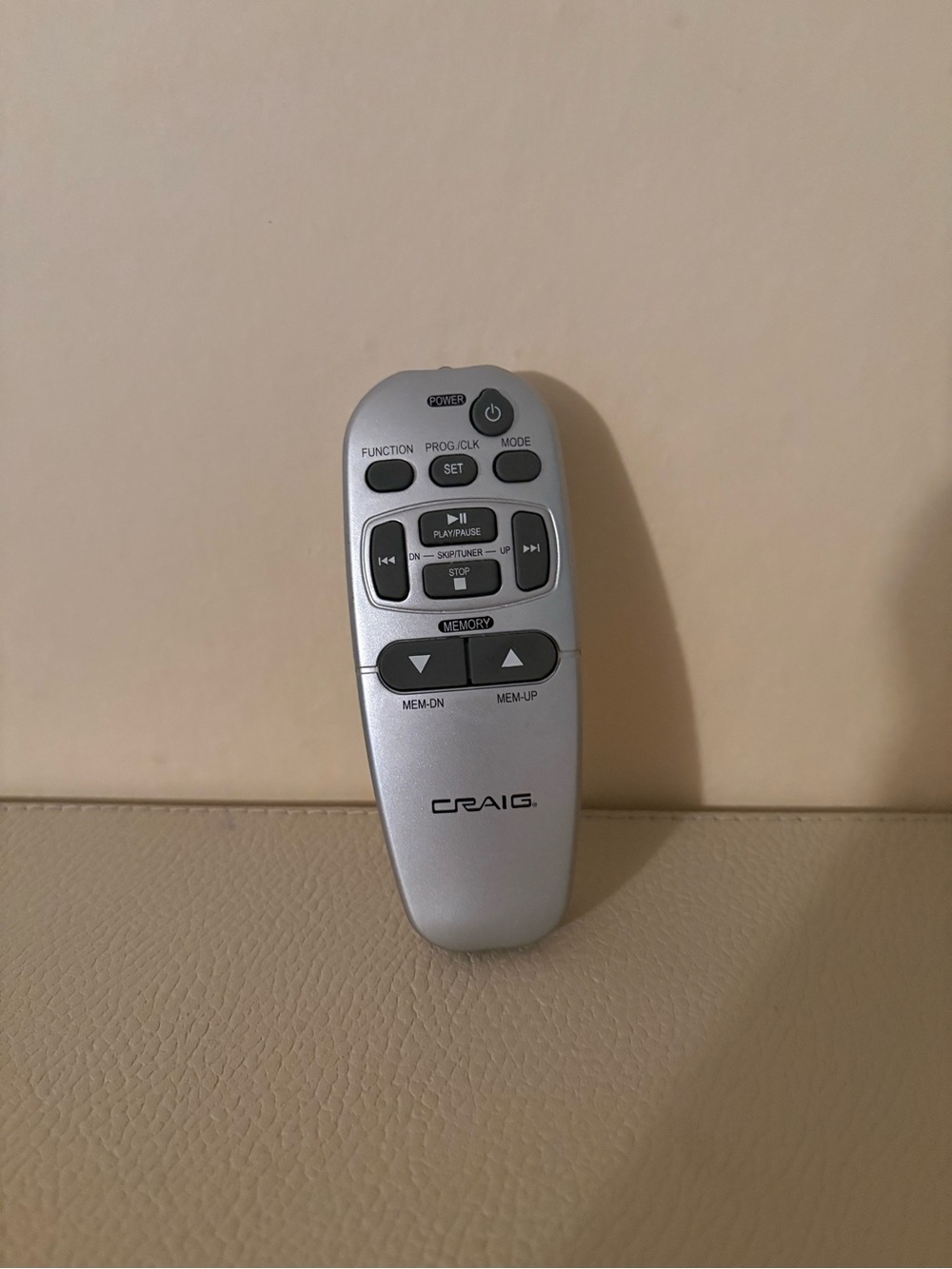 Craig Silver Remote Control for cd player/stereo